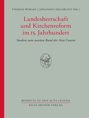cover image of Landesherrschaft und Kirchenreform im 15. Jahrhundert